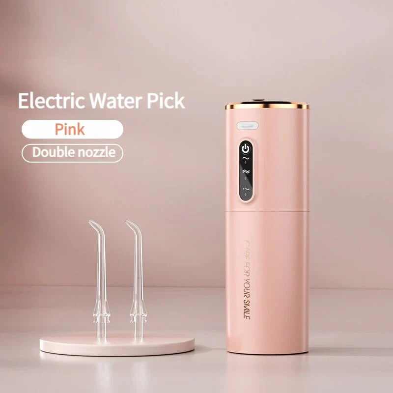 Portable Water Floss USB Rechargeable Oral Irrigator 280ML Electric Tooth Cleaning Device
